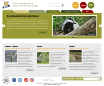 Aspas-Nature.org(Association pour la Protection des Animaux Sauvages) Screenshot
