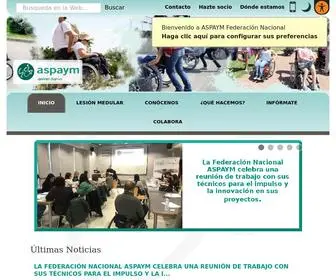 Aspaym.org(ASPAYM Federaci) Screenshot