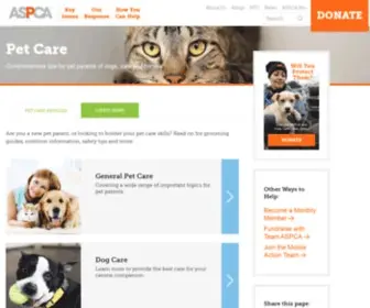 Aspcabehavior.org(Pet Care) Screenshot