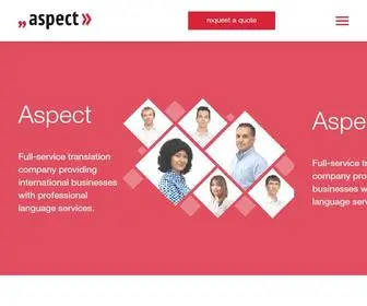 Aspect-Translations.com(Aspect) Screenshot