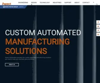 Aspectautomation.com(Aspect Automation) Screenshot