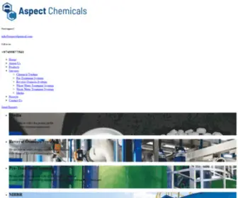 Aspectchemical.com(Aspect Chemicals) Screenshot