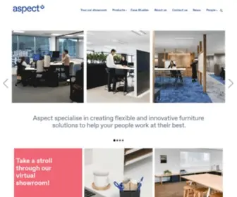 Aspectfurniture.com(Aspect Furniture Systems) Screenshot