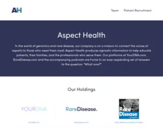 Aspecthealth.com(Aspect Health) Screenshot