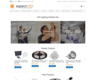 Aspectled.com(Professional Grade LED Lighting Fixtures and Accessories) Screenshot