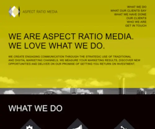 Aspectratiomedia.com.au(Aspect Ratio Media) Screenshot