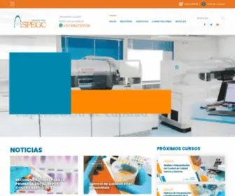 Aspegc.org(Centro de Capacitaciones) Screenshot