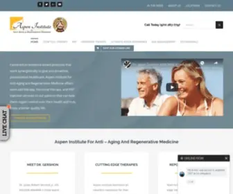 Aspen-Regenerativemedicine.com(Anti-Aging and Regenerative Medicine in Denver and Aspen, CO) Screenshot