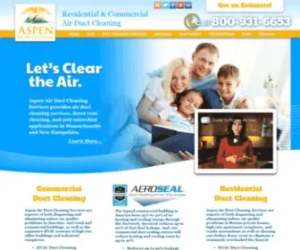 Aspenairductcleaning.com(Aspen Environmental Services) Screenshot