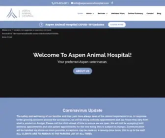 Aspenanimalhospital.com(Aspen, COVeterinarian) Screenshot