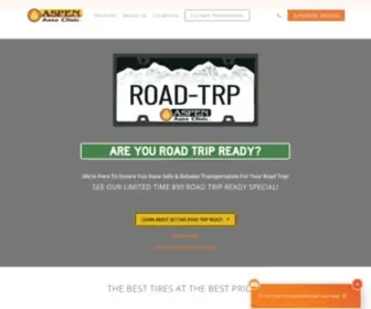 Aspenautoclinic.com(The Colorado Front Range Auto Repair Service Experts) Screenshot