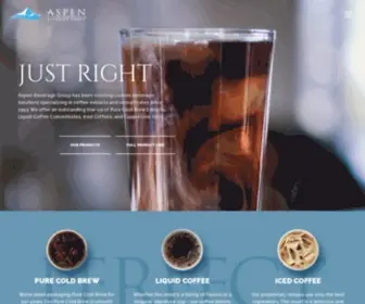 Aspenbeverage.com(Aspen Beverage Group) Screenshot