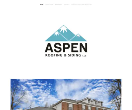 Aspencincy.com(Aspen Roofing & Siding) Screenshot