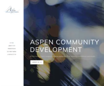 Aspencommunitydevelopment.com(Aspen Community Development) Screenshot