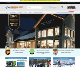 Aspeneast.com(Aspen East Ski Shop) Screenshot