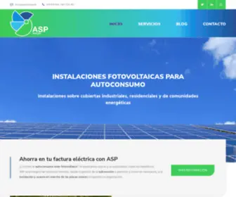 Aspenergia.es(ASP Energía) Screenshot