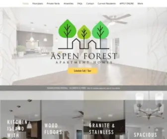 Aspenforestapts.com(Aspen Forest) Screenshot