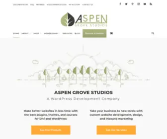 Aspengrovestudio.com(Just another WordPress site) Screenshot