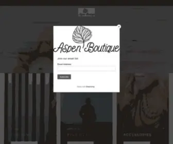 Aspengso.com(Aspen Boutique) Screenshot