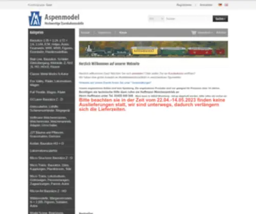 Aspenmodel.com(Micro Trains) Screenshot