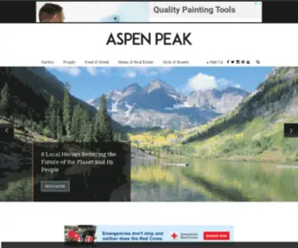 Aspenpeak-Magazine.com(Aspen Peak Magazine) Screenshot