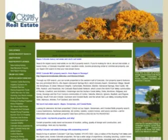 Aspenranchrealestate.com(Aspen luxury homes for sale ski property for sale Colorado ranches for sale land for sale in Colorado) Screenshot