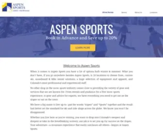 Aspensports.com(Aspen Sports VRR) Screenshot