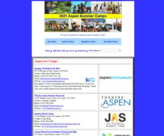 Aspensummercamps.com(Aspen Summer Camps) Screenshot