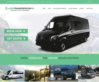 Aspentransportationco.com(Aspen Transportation Service) Screenshot