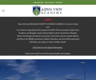 Aspenviewacademy.org(Aspen View Academy) Screenshot