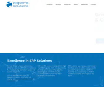 Aspera.ie(Aspera Solutions) Screenshot