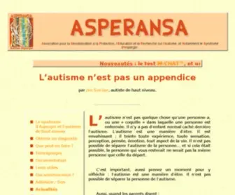 Asperansa.org(Association) Screenshot