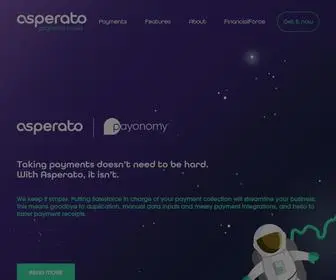 Asperato.com(The Payments Solution for Salesforce) Screenshot