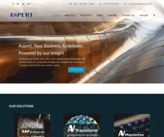 Aspert.com.my(SAP system for manufacturing) Screenshot