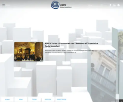 Aspesi-Associazione.it(Associazione Nazionale tra le società di promozione e sviluppo Immobiliare) Screenshot