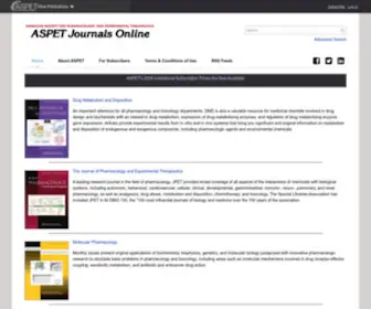 Aspetjournals.org(ASPET Journals) Screenshot