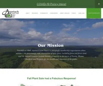 Aspetucklandtrust.org(Aspetuck Land Trust) Screenshot