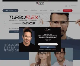 Aspexeyewear.com(Aspex Eyewear Group) Screenshot