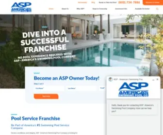 Aspfranchising.com(America's Swimming Pool Company) Screenshot