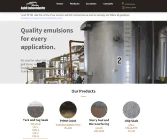 Asphalt-Emulsion.com(Asphalt Emulsion Industries) Screenshot