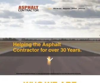 Asphalt.com(Resources for the Asphalt Contractor) Screenshot