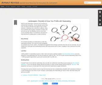 Asphaltadvisor.com(Asphalt Advisor) Screenshot