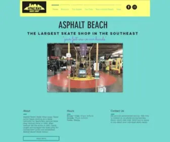 Asphaltbeach.com(Asphalt Beach Skate Shop) Screenshot