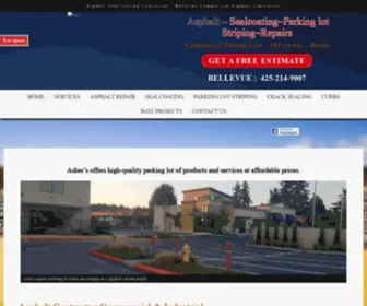Asphaltbellevuewa.com(Asphalt Contractor Bellevue) Screenshot