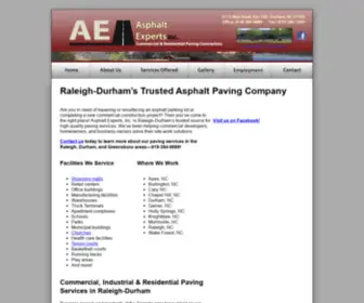 Asphaltexperts.com(Asphalt Experts Inc) Screenshot