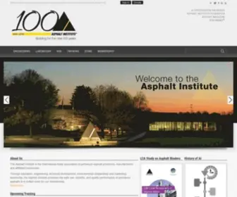 Asphaltinstitute.org(Asphalt Institute) Screenshot