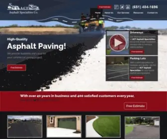 Asphaltmn.com(Asphalt Paving Contractors) Screenshot