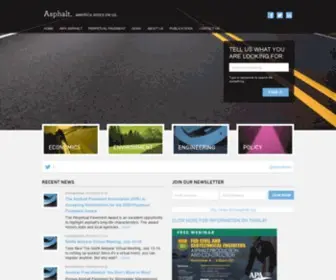 Asphaltroads.org(Asphalt Pavement Alliance) Screenshot