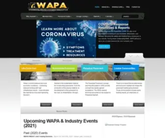 Asphaltwa.com(Washington Asphalt Pavement Association) Screenshot