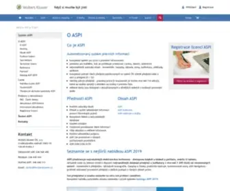 Aspi.cz(Wolters Kluwer) Screenshot